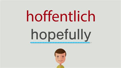 hoffentlich englisch